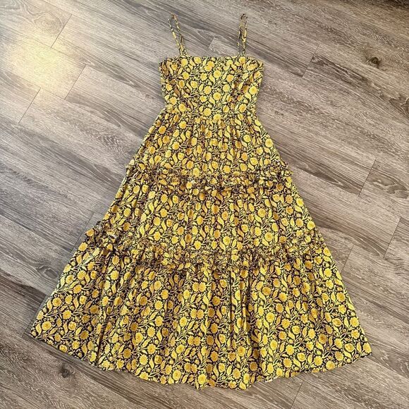 Nicholas Adele Dress in Confetti Vine Batik Print - Picture 1 of 8